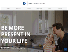 Tablet Screenshot of destinycapital.com